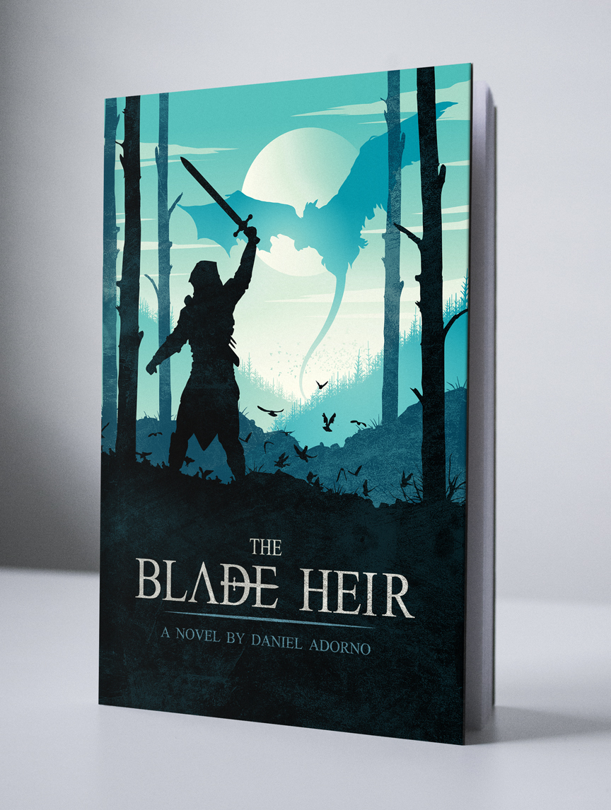 The Blade Heir book cover design